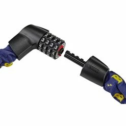 ABUS TRESOR 1385/75 Chain Lock (6 Mm X 75 Cm) Blue/Yellow -Geschäft für Hautpflege 1196002 035B600x6005D