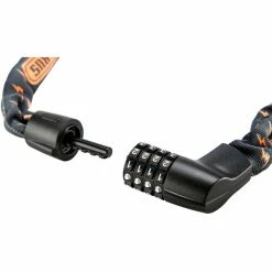 ABUS TRESOR 1385/75 Chain Lock (6 Mm X 75 Cm) Grey/Orange -Geschäft für Hautpflege 1196008 035B600x6005D