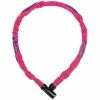 ABUS STEEL-O-CHAIN 4804K/75 Chain Lock (4 Mm X 75 Cm) Pink