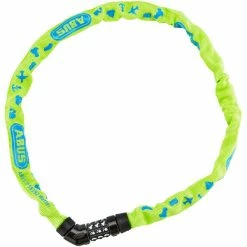 ABUS STEEL-O-CHAIN 4804C/75 SYMBOLS Chain Lock (4 Mm X 75 Cm) Green