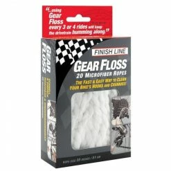 FINISH LINE GEAR FLOSS 20 Microfiber Cleaning Ropes For Chain And Cassette