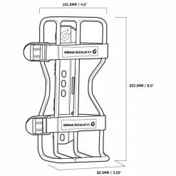 BLACKBURN OUTPOST CARGO Bottle Cage -Geschäft für Hautpflege bbn outpost cargo cage silver 7056599 detail 35B600x6005D